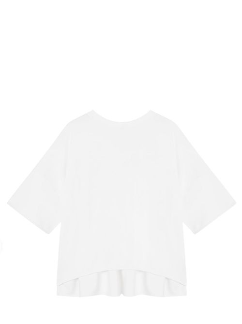 T-shirt con ruches Emporio Armani | EW003835AF22598U0006