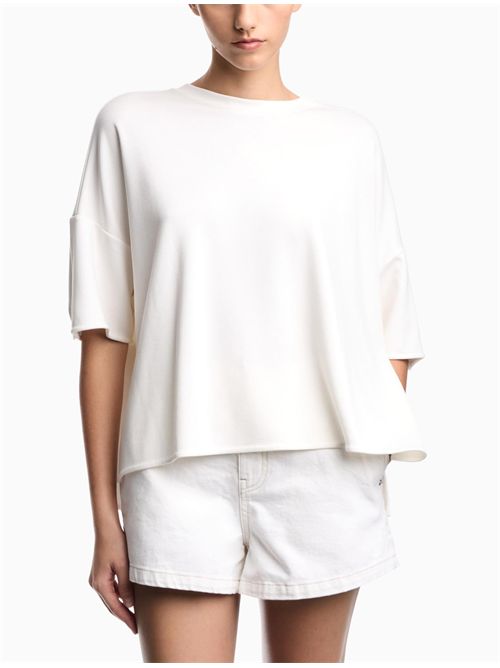 T-shirt con ruches Emporio Armani | EW003835AF22598U0006