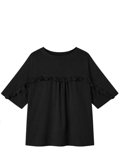 T-shirt con ruches Emporio Armani | EW003835AF22598UC001