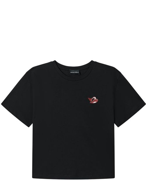 T-shirt con patch logo Emporio Armani | EW004385AF12597UC001
