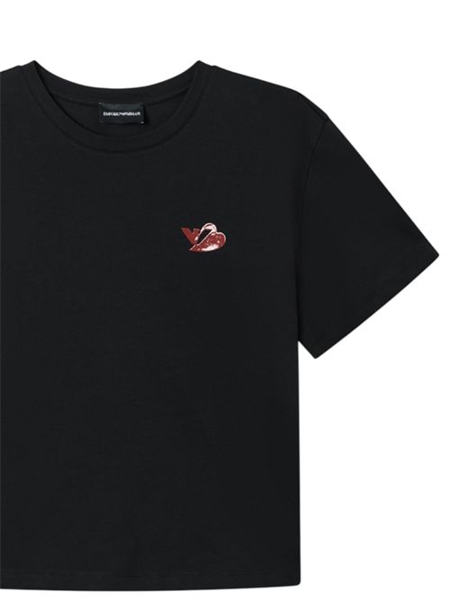T-shirt con patch logo Emporio Armani | EW004385AF12597UC001