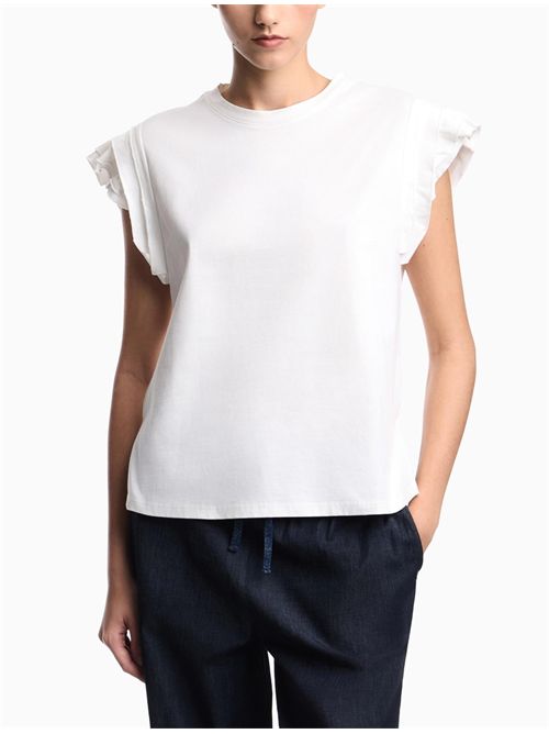 Top con volant Emporio Armani | EW004394AF12573U0006