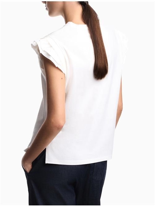 Top con volant Emporio Armani | EW004394AF12573U0006