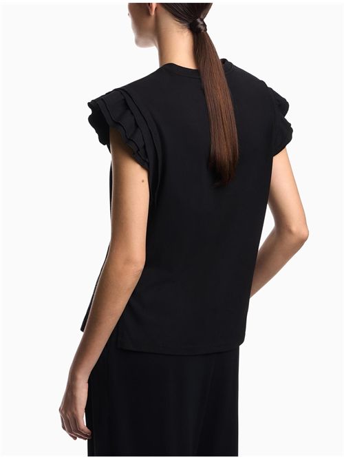 Top con volant Emporio Armani | EW004394AF12573UC001