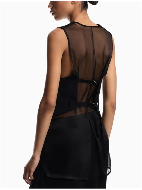 Gilet in enver satin Emporio Armani | EW004490TE10419UC001