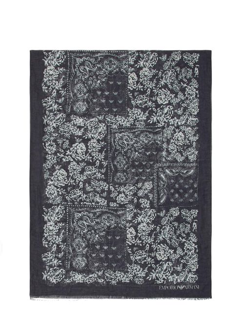 Sciarpa con stampa Emporio Armani | EW004560AF25351FB089