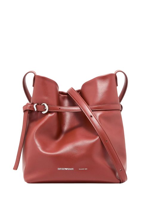 Borsa a secchiello con logo Emporio Armani | EW004751AF13383U5035