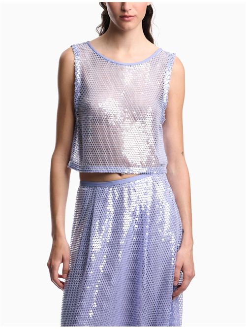Top con paillettes Emporio Armani | EW005198AF28082FA003