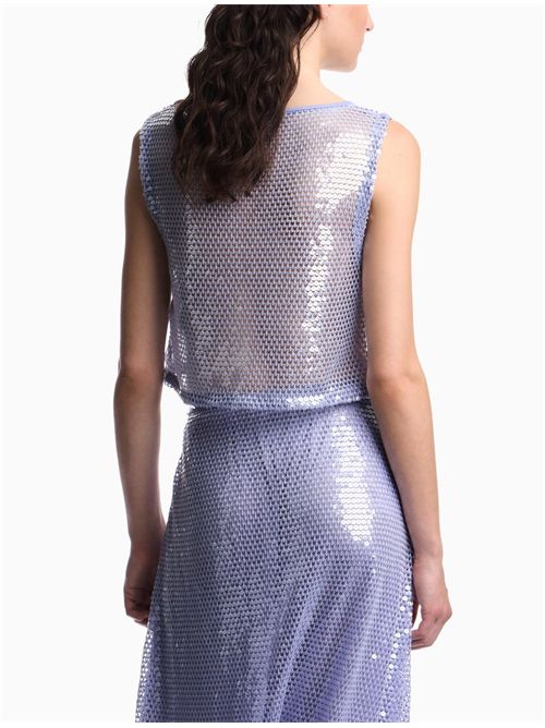 Top con paillettes Emporio Armani | EW005198AF28082FA003