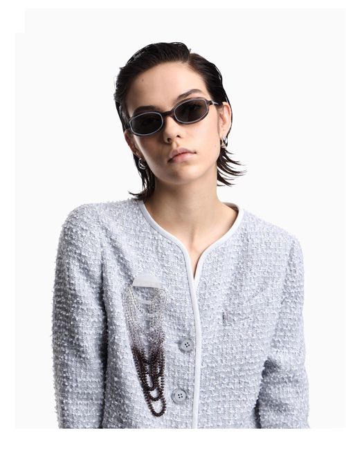 Maxi spilla multifilo Emporio Armani | EW005363AF28599M8430