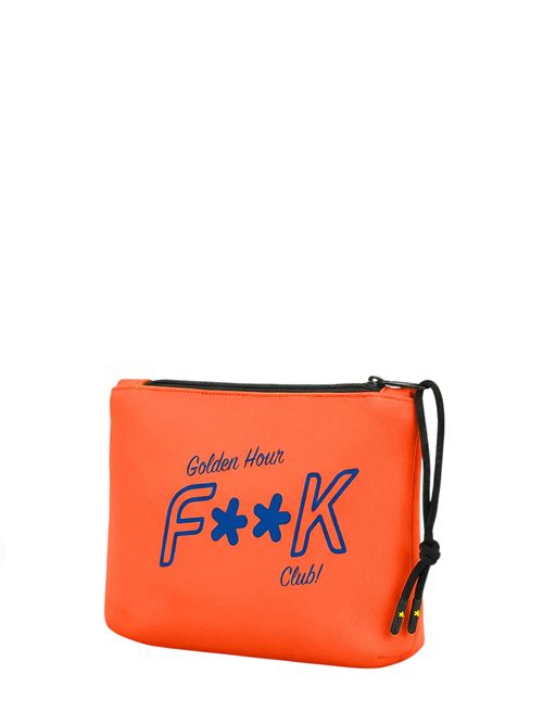 Pochette con logo F**K | FA26-SU8001FOFluo orange