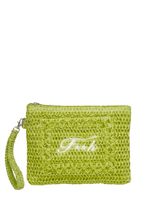Pochette in rafia F**K | FA26-SW0007LILime