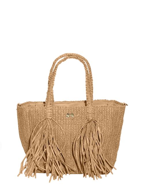 Borsa con frange F**K | FA26-SW0045BGBeige