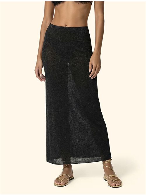 Gonna in lurex F**K | FK26-SW1148BKBlack