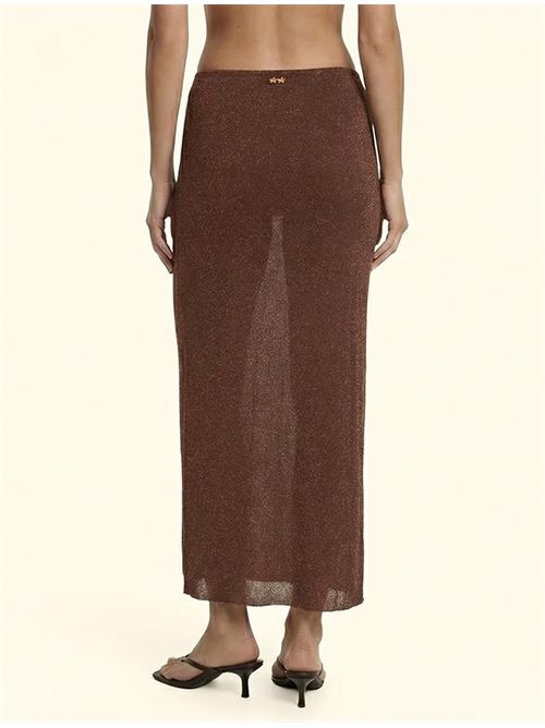 Gonna in lurex F**K | FK26-SW1148BNBrown