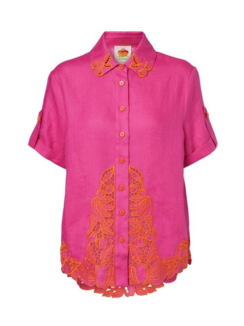 Camicia con ricamo FARM RIO | 349104L0027