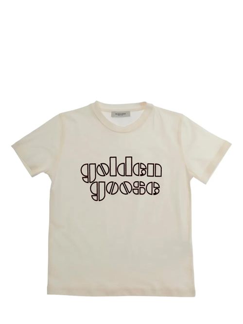 T-shirt con stampa Golden Goose Kids | GKP01403.P00243311560
