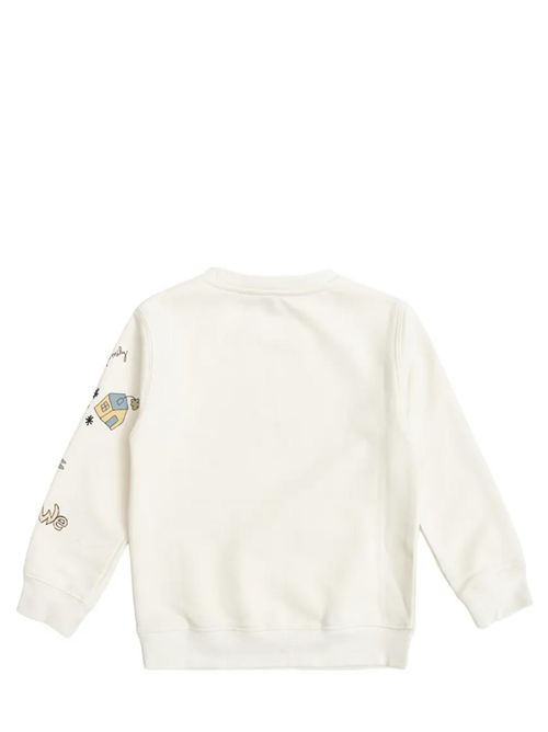 Felpa con stampa Golden Goose Kids | GKP02214.P00243811560