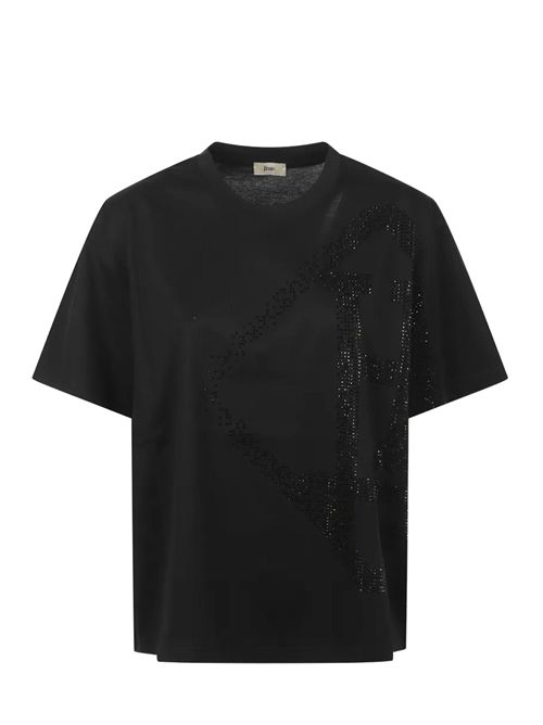 T-shirt con strass Herno | JG000321D521259393