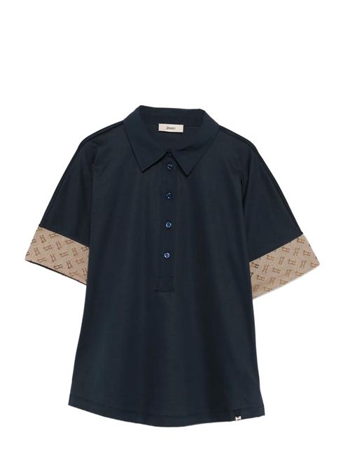 Polo con stampa Herno | JPL00122D520639200