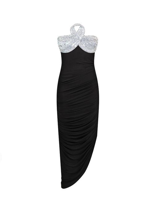 Abito Diana NUE' | DIANA 2601DR00109BLACK/CRYSTAL