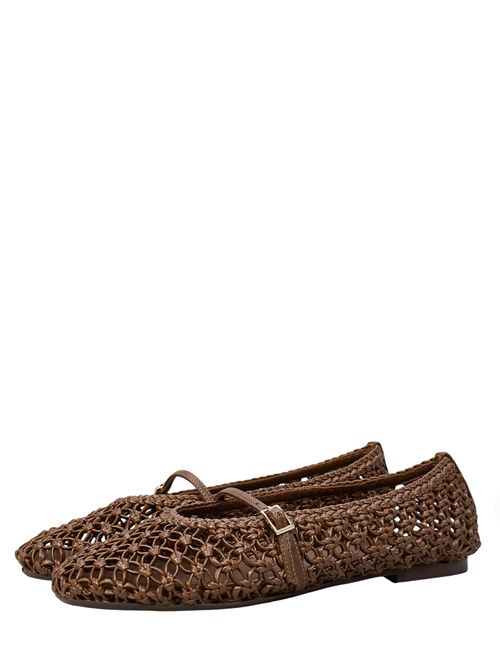Ballerine intrecciate OVYE' MI | F255481BROWN
