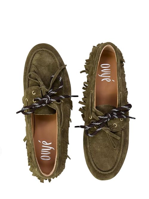 Mocassino con frange OVYE' MI | SM92SUA CAMOLIVA