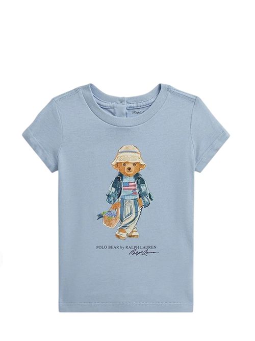 T-shirt con stampa Ralph Lauren Bimbo | 310A11759001