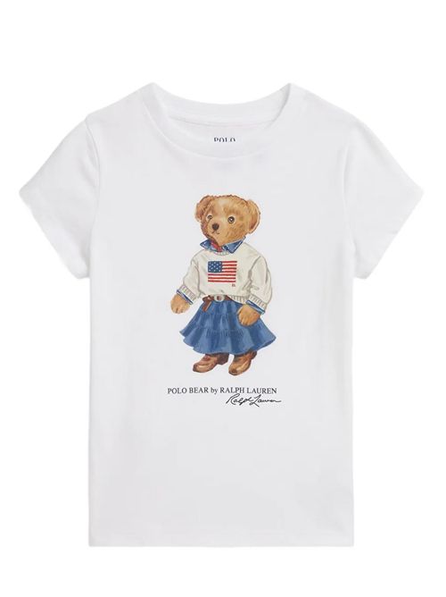 T-shirt con stampa Ralph Lauren Bimbo | 312A98403001