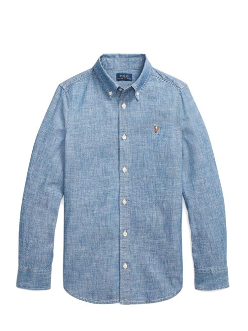 Camicia in chambray Ralph Lauren Bimbo | 313878006001