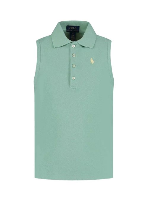 Polo con ricamo Ralph Lauren Bimbo | 313965074002