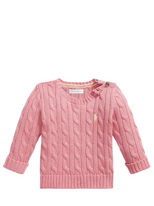 Maglia con trecce Ralph Lauren Bimbo | 320702674501