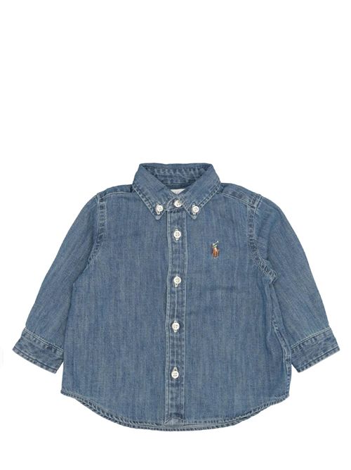 Camicia in denim Ralph Lauren Bimbo | 320713843001
