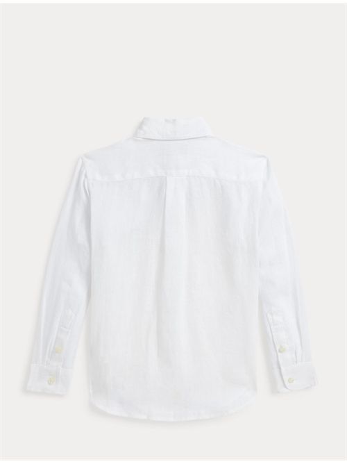 Camicia in lino Ralph Lauren Bimbo | 322967600003