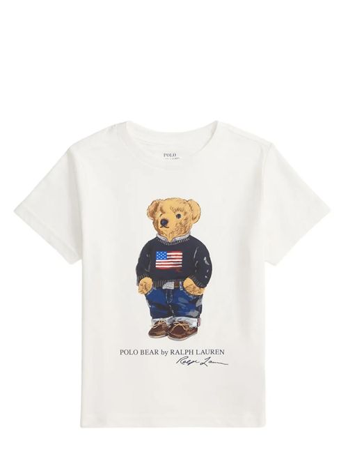 T-shirt con stampa Ralph Lauren Bimbo | 322P00508001