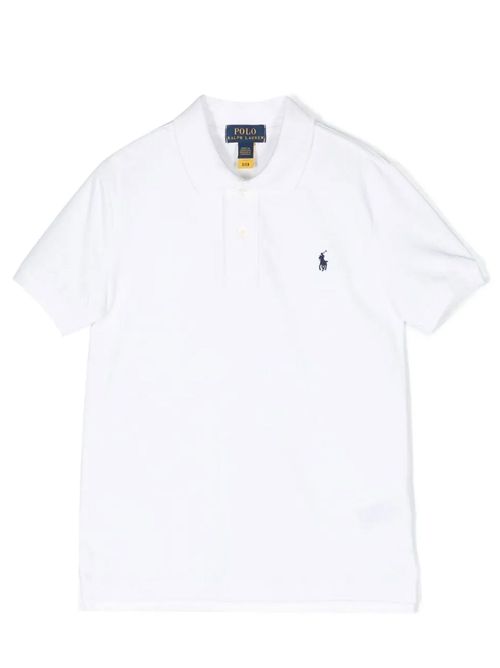 Polo con logo Ralph Lauren Bimbo | 323603252004