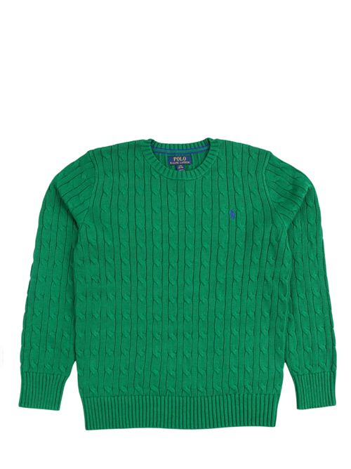 Maglia a trecce Ralph Lauren Bimbo | 323702674079