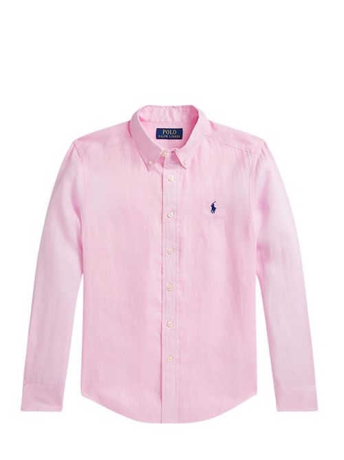 Camicia in lino Ralph Lauren Bimbo | 323967600002