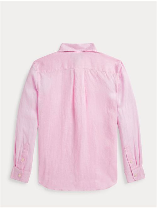 Camicia in lino Ralph Lauren Bimbo | 323967600002