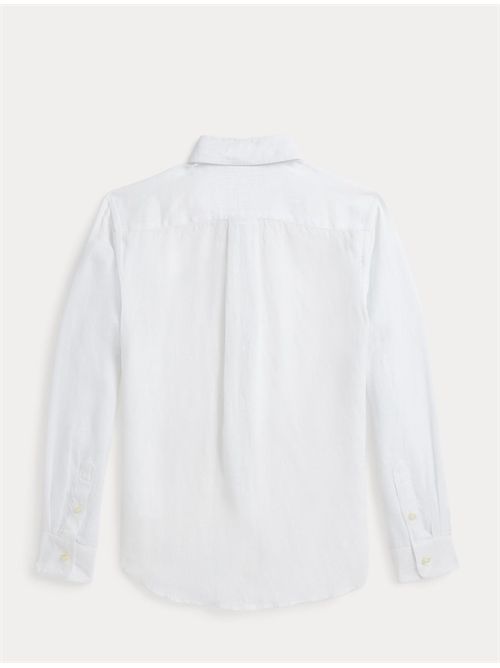 Camicia in lino Ralph Lauren Bimbo | 323967600003