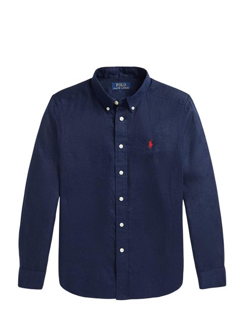 Camicia in lino Ralph Lauren Bimbo | 323967600004