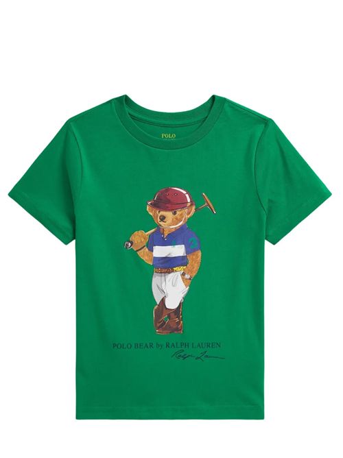 T-shirt con stampa Ralph Lauren Bimbo | 323A96607001