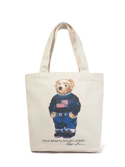 Borsa con stampa Ralph Lauren Bimbo | 9AR021W3Y