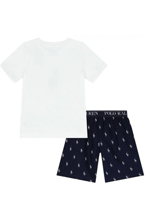 Pigiama con logo Ralph Lauren Bimbo | 9P0141BCV