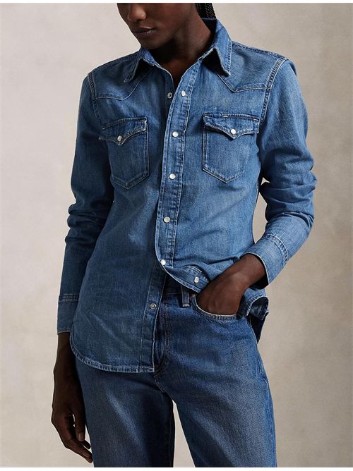 Camicia in denim Ralph Lauren | 211969402001