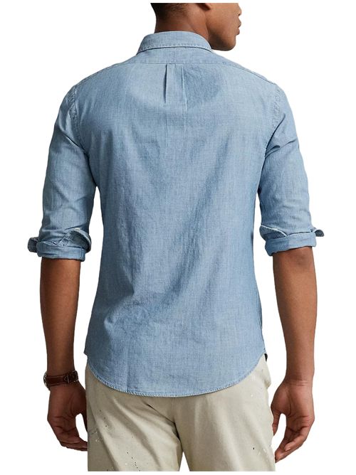 Camicia in chambray Ralph Lauren | 710548538001