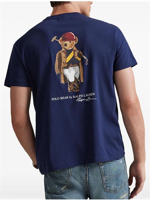 T-shirt con stampa Ralph Lauren | 710B16610001