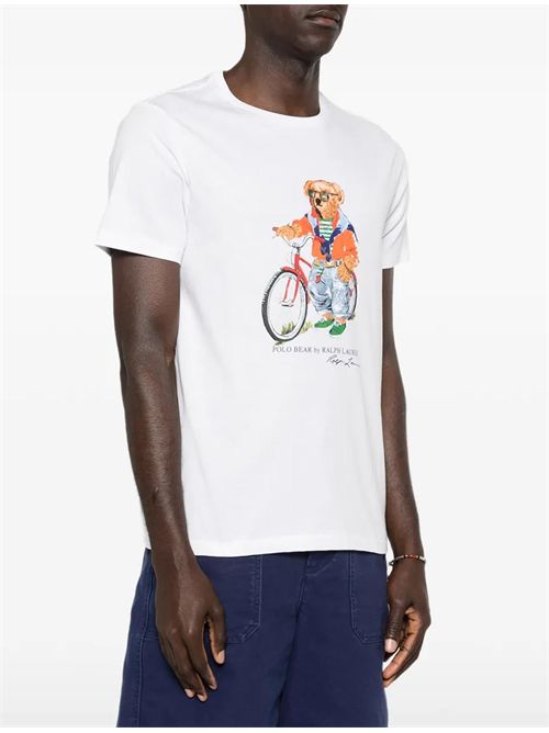 T-shirt con stampa Ralph Lauren | 710B16612002
