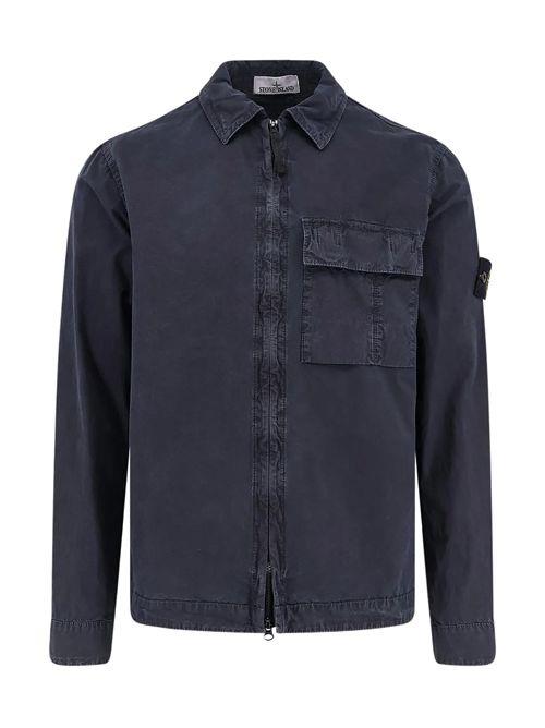 Overshirt con logo Stone Island | L1S151200008S00WNV0120