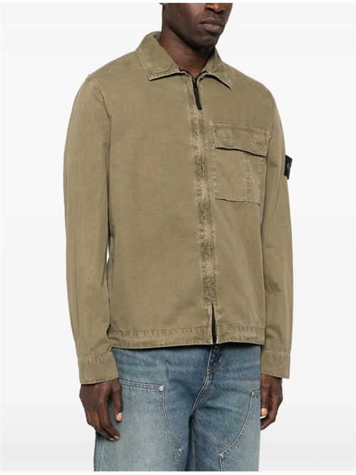Overshirt con logo Stone Island | L1S151200008S00WNV015G
